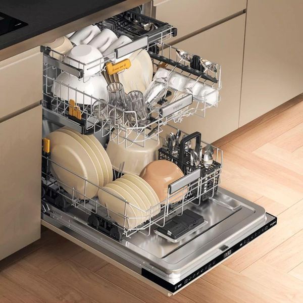 Посудомоечная машина Whirlpool встроенная, 14компл., A+++, 60см, дисплей, 3й корзина, белая RC_W8IHF58TU фото