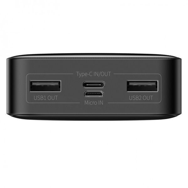 Зовнішній акумулятор Baseus Bipow Digital 15W 20000mAh Чорний (PPDML-J01) LP_17007 фото