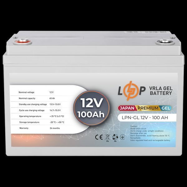 Аккумулятор гелевый LPN-GL 12V - 100 Ah LP_13719 фото