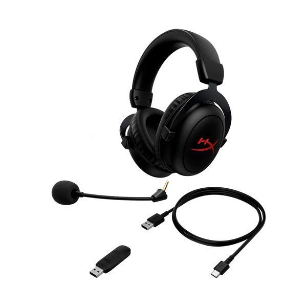 Ігрова гарнітура HyperX Cloud II Core, WL/USB-A, чорний RC_6Y2G8AA фото