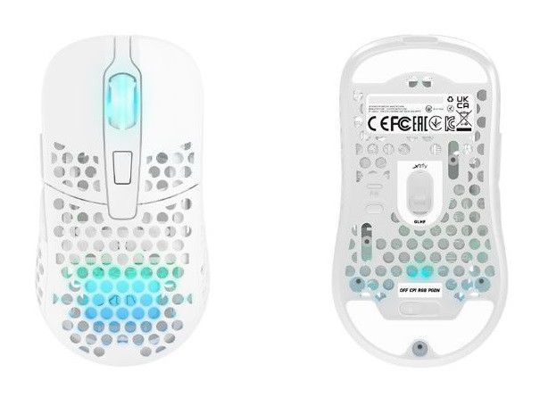 Cherry Xtrfy Миша M42, WL/USB-A, RGB, Білий RC_M42W-RGB-WHITE фото