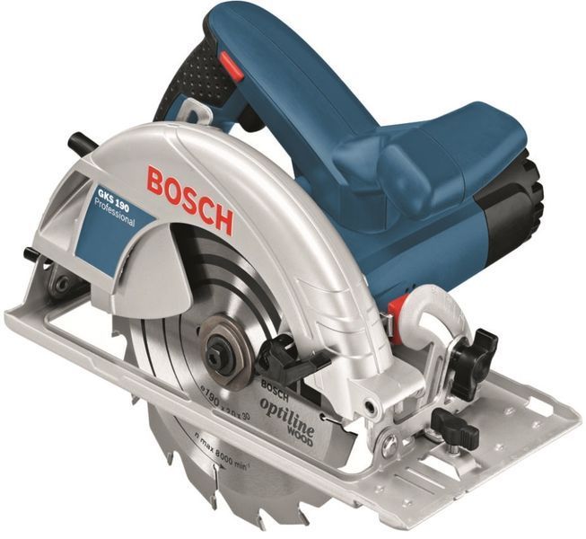 Пила дисковая Bosch GKS 190 1400Вт 190мм 4.2кг RC_0.601.623.000 фото