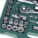 Набір торц. головок професійний 1/4"DR4-14мм та 1/2"DR10-32 мм,108 предм HANS OL_55505 фото 10