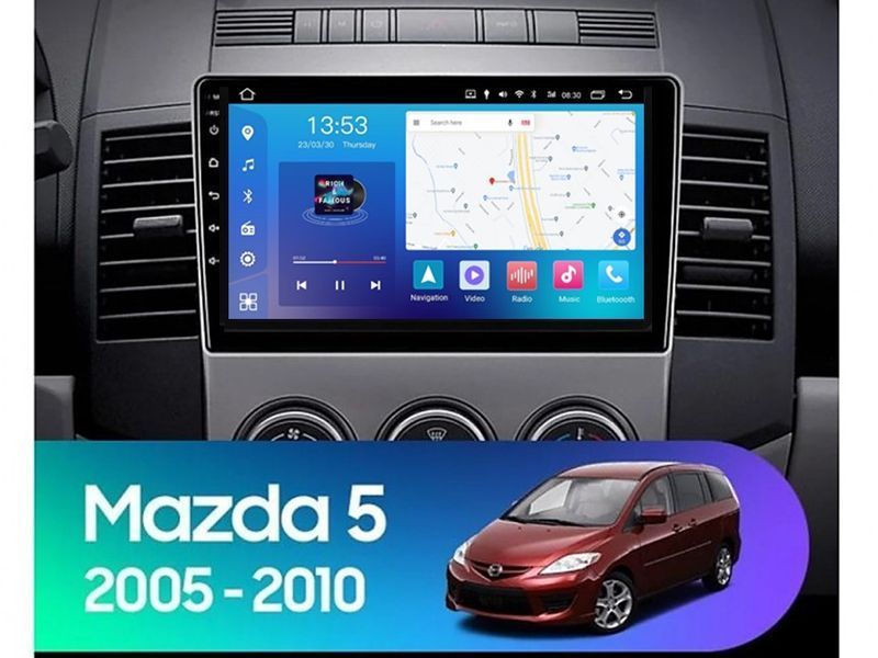 Штатна автомагнітола FORS.auto FS 4 PRO для Mazda 5 (4+64Gb, 9") 2005-2010 FA_FS-4173 фото