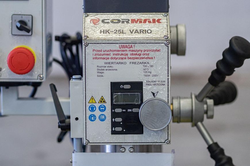 Фрезерний верстат CORMAK HK-25L Vario KM_HK-25L Vario фото