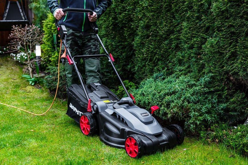 Газонокосилка GRAPHITE 1500Вт 36см 35л 20-50мм 10.1кг RC_59G474 фото