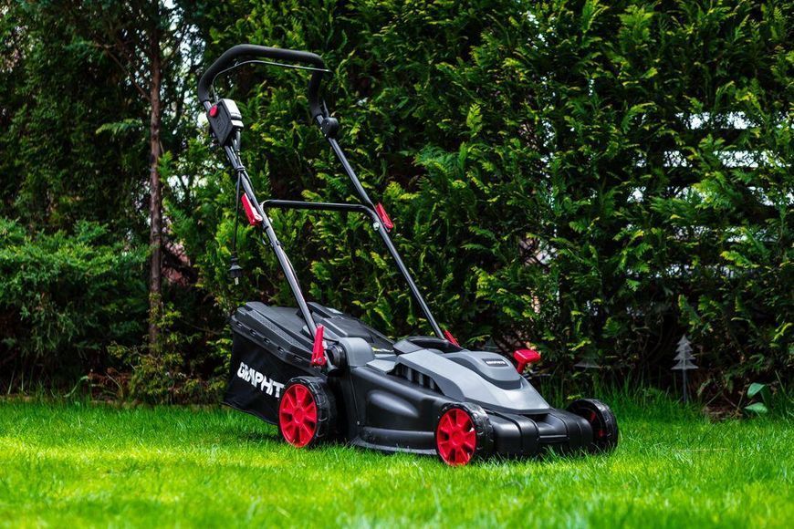 Газонокосилка GRAPHITE 1500Вт 36см 35л 20-50мм 10.1кг RC_59G474 фото