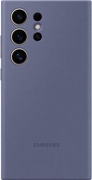 Чехол Samsung для Galaxy S24 Ultra (S928), Silicone Case, фиолетовый RC_EF-PS928TVEGWW фото