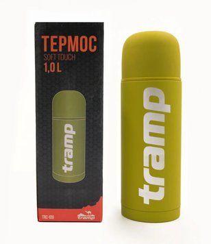 Термос TRAMP Soft Touch 1 л жовтий TM_TRC-109-yellow фото