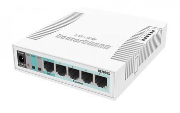 Коммутатор MikroTik Cloud Smart Switch RB260GS RC_CSS106-5G-1S фото