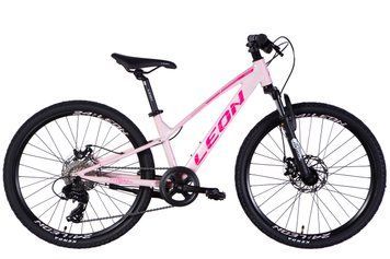 Велосипед AL 24" Leon JUNIOR DD CS рама-12" рожевий з малиновим 2025 VT_OPS-LN-24-114 фото