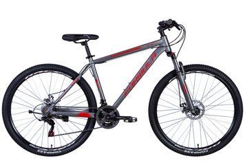 Велосипед алюминий 29 Formula MOTION AM DD рама-19" серо-красный (матовый) 2024 VT_OPS-FR-29-272 фото