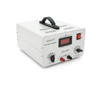 Зарядний пристрій для акумуляторів QCL-B30, AGM/LiFePO4, output:12-72V, 5А-40А,+ крокодили, 290x247x157mm U_36891 фото