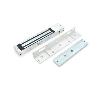 Електромагнітний замок MS-280LED + Кутник LS-280, до 280 кг, DC12V/500mA, DC24V/250mA. Розміри: 250х47х25 мм U_22021 фото
