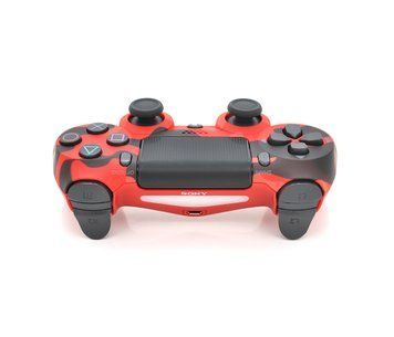 Геймпад беспроводной для PS4 SONY Wireless DUALSHOCK 4 (цвет - хаки/красный, напряжение 3.7 В, 500 мАч) U_35024 фото
