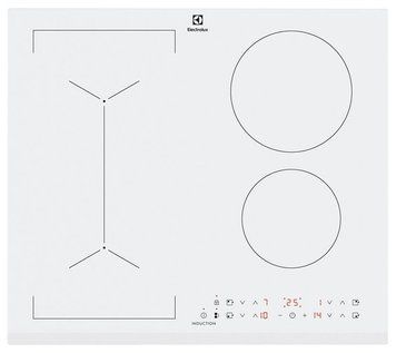 Варильна поверхня Electrolux індукційна, 60см, розширена зона, білий RC_LIV63431BW фото