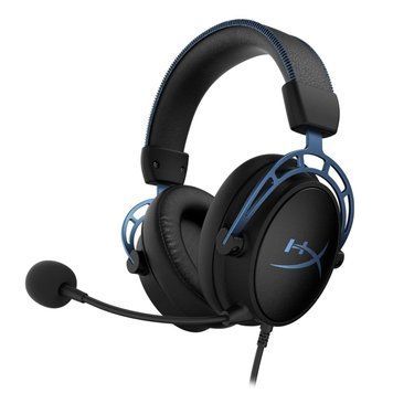 Гарнитура игровая HyperX Cloud Alpha S, 7.1, mini-jack/USB-A, 1м/1.3м, черно-синий RC_4P5L3AA фото