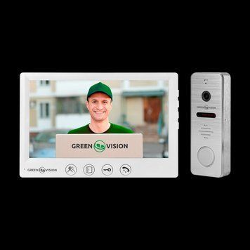 Комплект відеодомофону GreenVision GV-001-GV-057+GV-004 LP_20344 фото