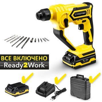 Перфоратор аккумуляторный Trotec PRDS 10-20V + кейс (4415000201) DS_DAS302796 фото