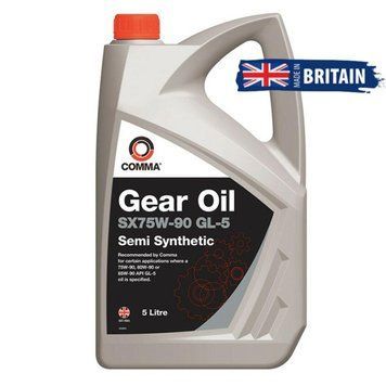 Трансмісійне масло Comma SX75W-90 GEAR OIL GL5 5л LI_SX5L фото