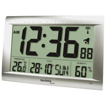 Часы настенные Technoline WS8009 Silver (WS8009) DS_DAS301206 фото