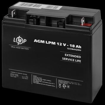 Аккумулятор AGM LPM 12V - 18 Ah для Mercedes LP_10753 фото
