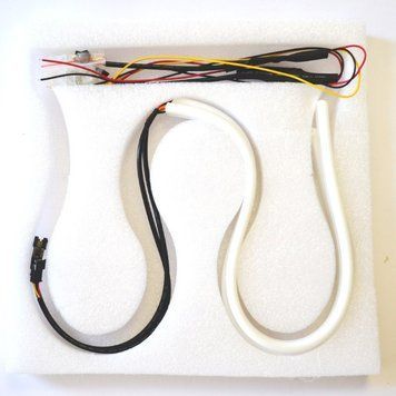 Гибкие ходовые огни DRL Mitsumi FLEX White 2*850mm KL_702 фото