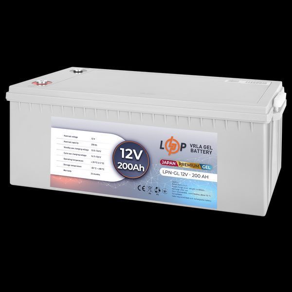 Аккумулятор гелевый LPN-GL 12V - 200 Ah LP_13720 фото