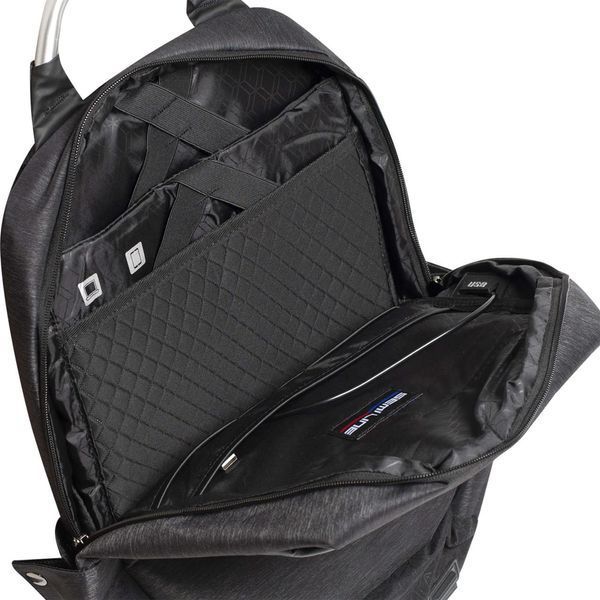 Рюкзак міський Semi Line USB 21 Black (P8252-0) DS_DAS302222 фото
