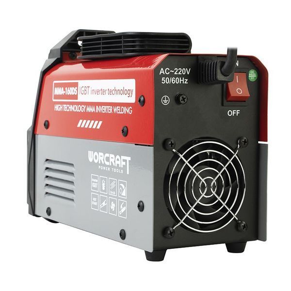 Зварювальний апарат інверторний WORCRAFT MMA-160DS WM_13304 фото