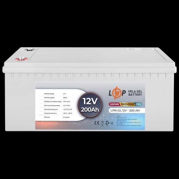 Аккумулятор гелевый LPN-GL 12V - 200 Ah LP_13720 фото