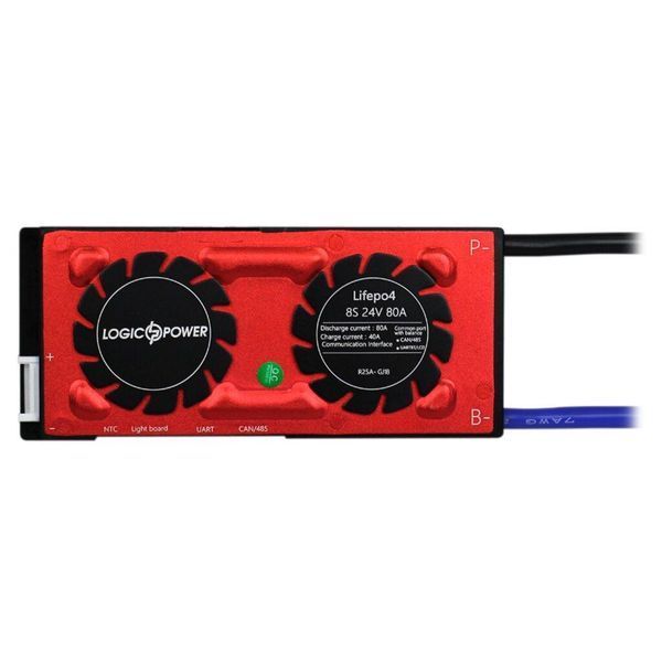 Smart BMS плата LP LiFePO4 24V 8S Dis 80A Ch 40A UART+RS485+CAN LP_16349 фото
