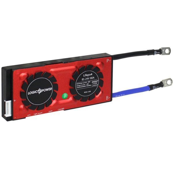 Smart BMS плата LP LiFePO4 24V 8S Dis 80A Ch 40A UART+RS485+CAN LP_16349 фото