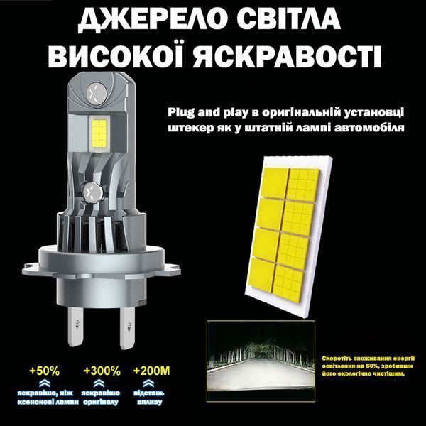 Комплект світлодіодних ламп Infolight F3-Pro H11 30W MA_Infolight F3-Pro H11 фото