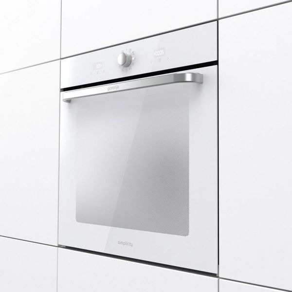 Духовой шкаф Gorenje электрический, 77л, A, пар, дисплей, макс.темпер.-300, белый RC_BOS6737SYW фото