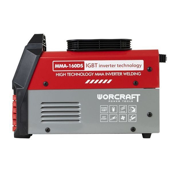 Зварювальний апарат інверторний WORCRAFT MMA-160DS WM_13304 фото
