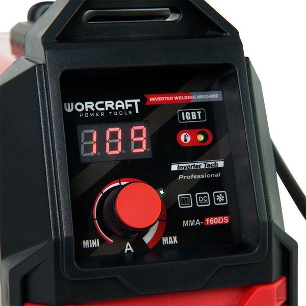 Зварювальний апарат інверторний WORCRAFT MMA-160DS WM_13304 фото