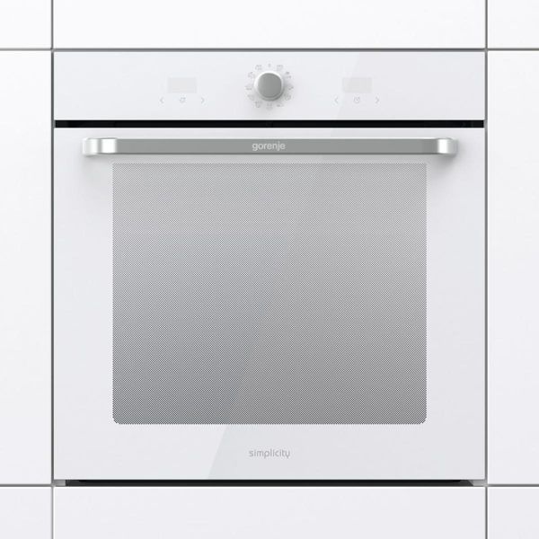 Духовой шкаф Gorenje электрический, 77л, A, пар, дисплей, макс.темпер.-300, белый RC_BOS6737SYW фото