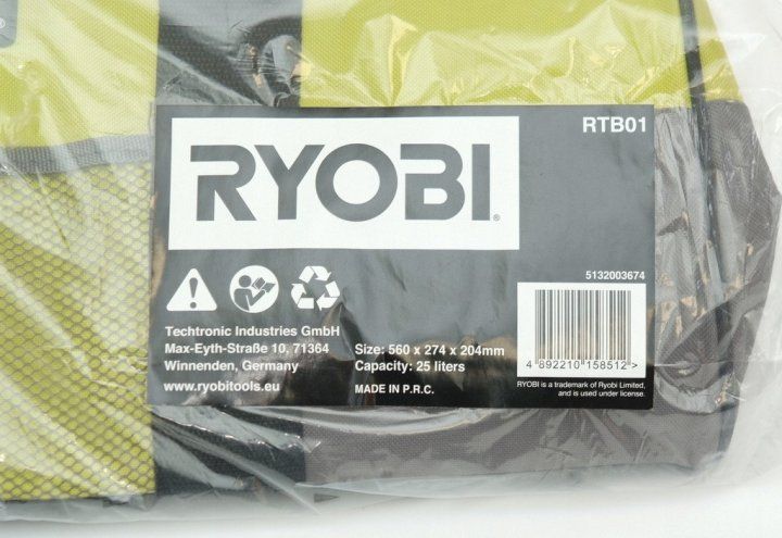 Сумка для інструментів Ryobi RTB01 (5132003674) HY_90109334 фото