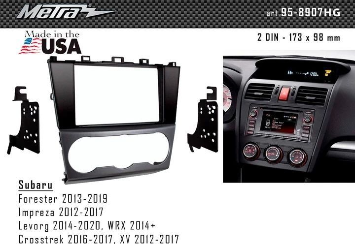 Переходная рамка Subaru Metra 95-8907HG AV_95-8907HG фото