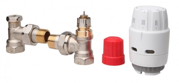 Комплект термостатичний Danfoss RAS-C2 + RA-N + RLV-S, 1/2", RA, кутовий RC_013G2219 фото