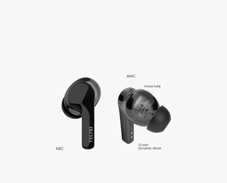 Наушники TECNO Hipods H3 Black RC_4895180768019 фото