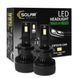 Автолампа Solar LED H7 12/24V 100W 9000Lm 6500K CSP3570 2шт LI_8607S2 фото 1