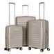 Чемодан 2E, Aero, полипропилен, малый, 35/44 л, TSA, 4 колеса, EXP, серо-коричневый RC_2E-SPP-AERO-S-TP фото 14