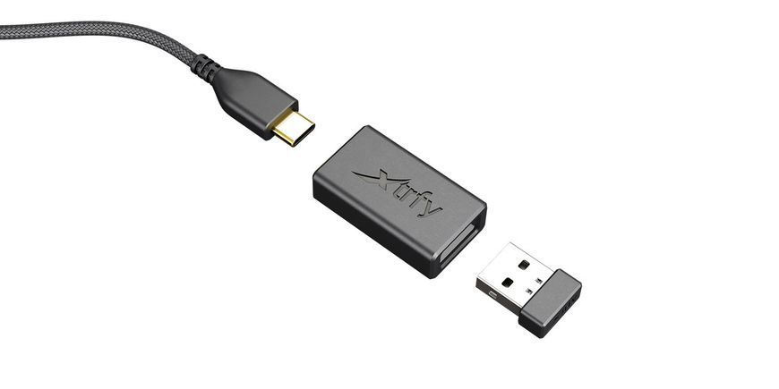 Cherry Xtrfy Миша M4, WL/USB-A, RGB, чорний RC_M4W-RGB-BLACK фото