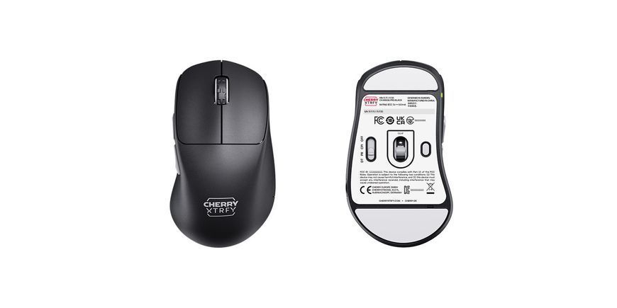 Cherry Xtrfy Миша M64 PRO, 8K, WL/USB-A, RGB, чорний RC_CX-M64W-PRO-BLACK фото