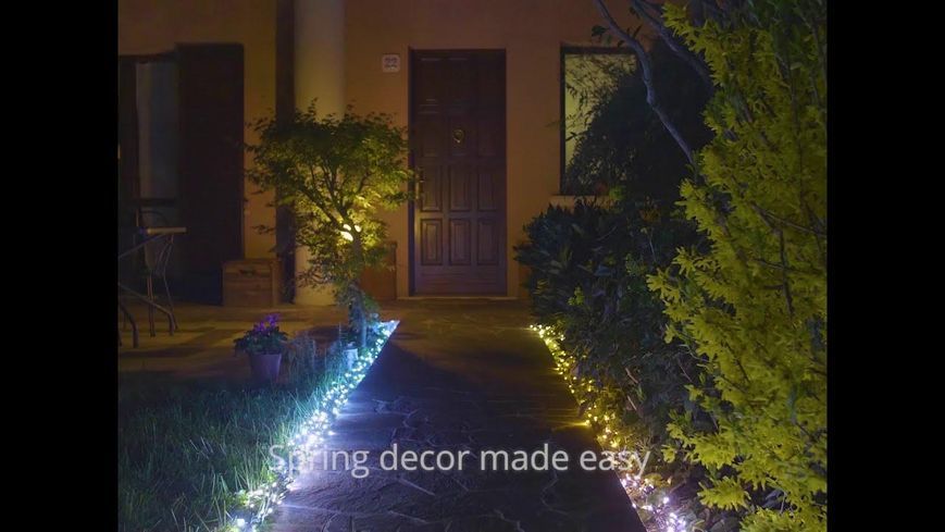 Гірлянда Smart LED Twinkly Cluster AWW, 400, Gen II, IP44 чорний кабель RC_TWC400GOP-BEU фото