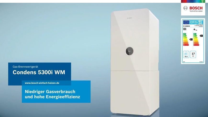 Котел газовый Bosch Condens 5300 GC5300 WM 24/100S конденсационный, с баком на 100 л, 24 кВт RC_7738101021 фото