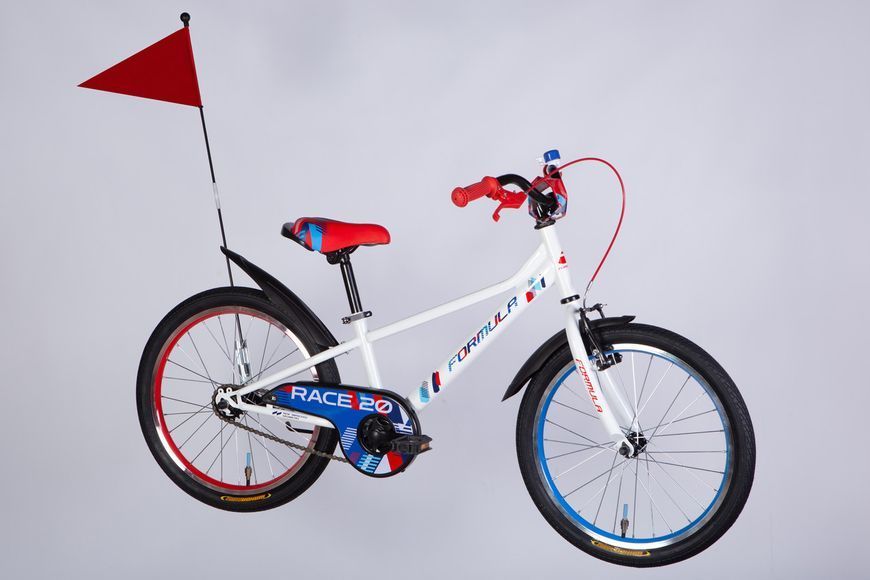 Велосипед ST 20" Formula RACE BH рама-10" білий з червоним та синім 2025 VT_OPS-FRK-20-225 фото