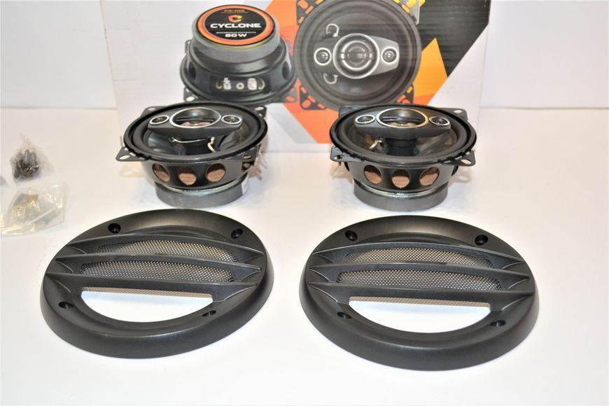 Автоакустика CYCLONE FX-102 2-х смугові динаміки 80W 10 см 4" CY_НФ-00001045 фото